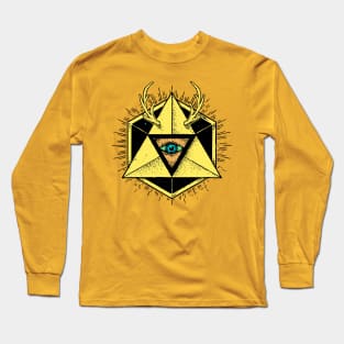 Triangle deer eyes Long Sleeve T-Shirt